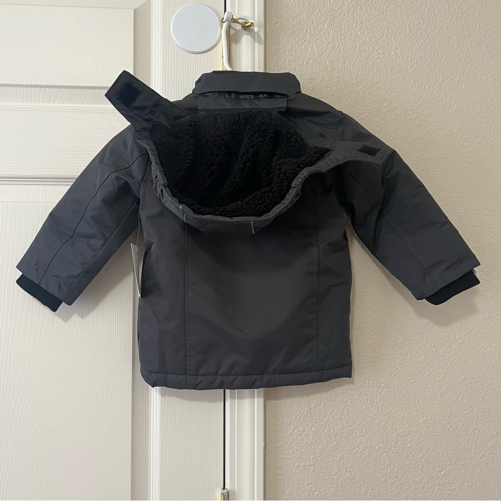 Urban Republic Baby Boy Black Water Resistant Winter Jacket - 24M - Picture 13 of 16